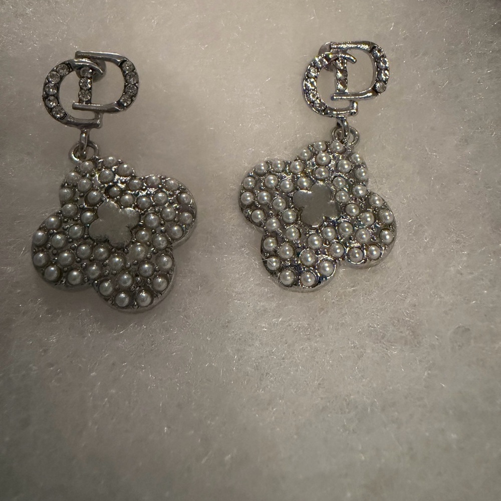 Fashion CD Clover Earringsk